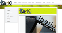 Desktop Screenshot of iberica-pultrusionados.com